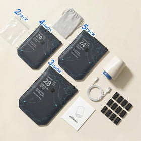 Generic complete kit with bags and pump for versatile storage and moving.