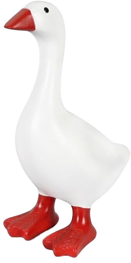 Generic Desk Goose 7-Inch Statue close-up reveals hand-painted detail and charm.