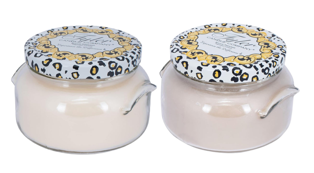 Generic Diva 22oz candle with dual wicks enabling even burn and strong scent throw