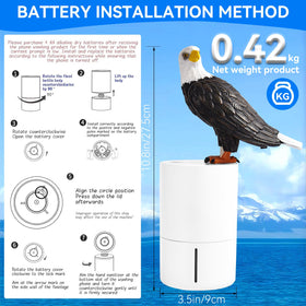 Generic Peace Bird durable ABS body ensures long lasting performance.