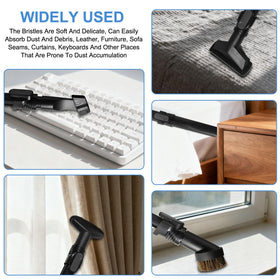 Generic dust brush reaches surfaces and corners for thorough dusting