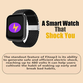 Generic Fitzap3 1.69-inch touch screen close-up highlights quick on-device settings