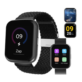 Generic Fitzap3 front view of the wearable alarm clock aiding heavy sleepers to wake reliably