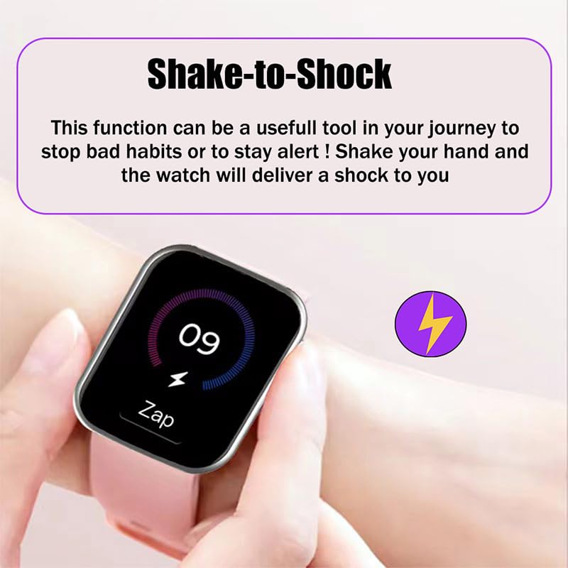 Generic Fitzap3 shake-to-shock action highlights habit-breaking reminders