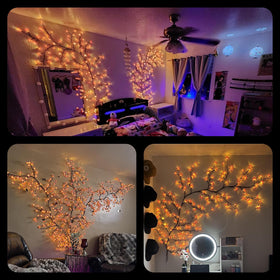 Generic flexible branches cherry blossom design you can shape