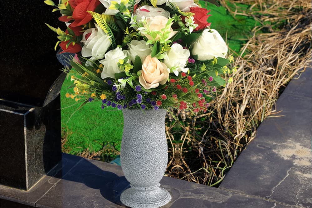 Generic flower foam inserts enable easy, customized arrangements.