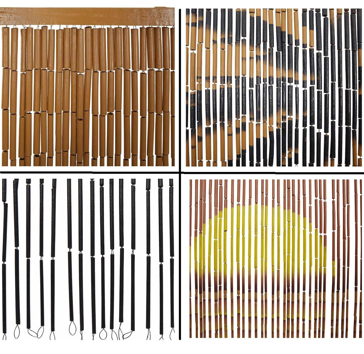 Generic Hand-painted Beaded Curtain Art enhances walls with movement.