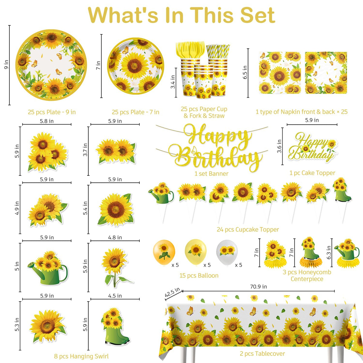 Generic honeycomb centerpieces bring vertical charm to tables