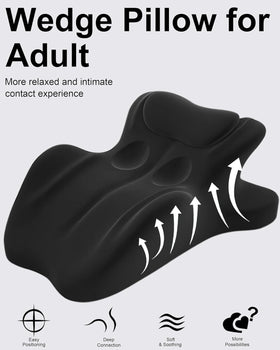 Generic Portable Memory Foam Wedge Pillow for easy room-to-room use