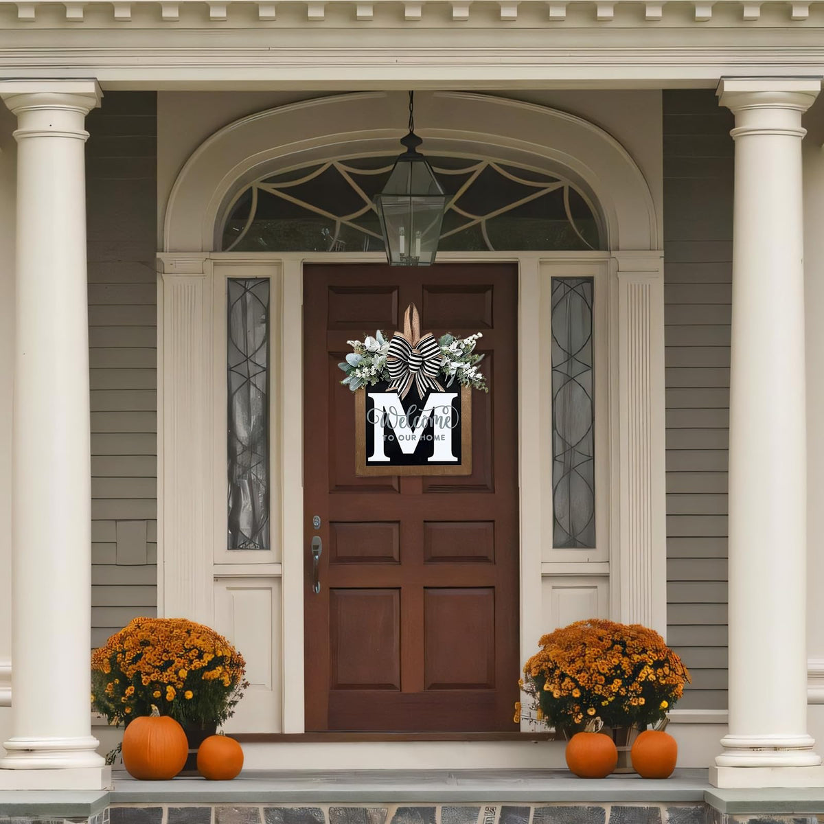 Generic Ready-to-Hang Jute Rope Sign simplifies door setup.