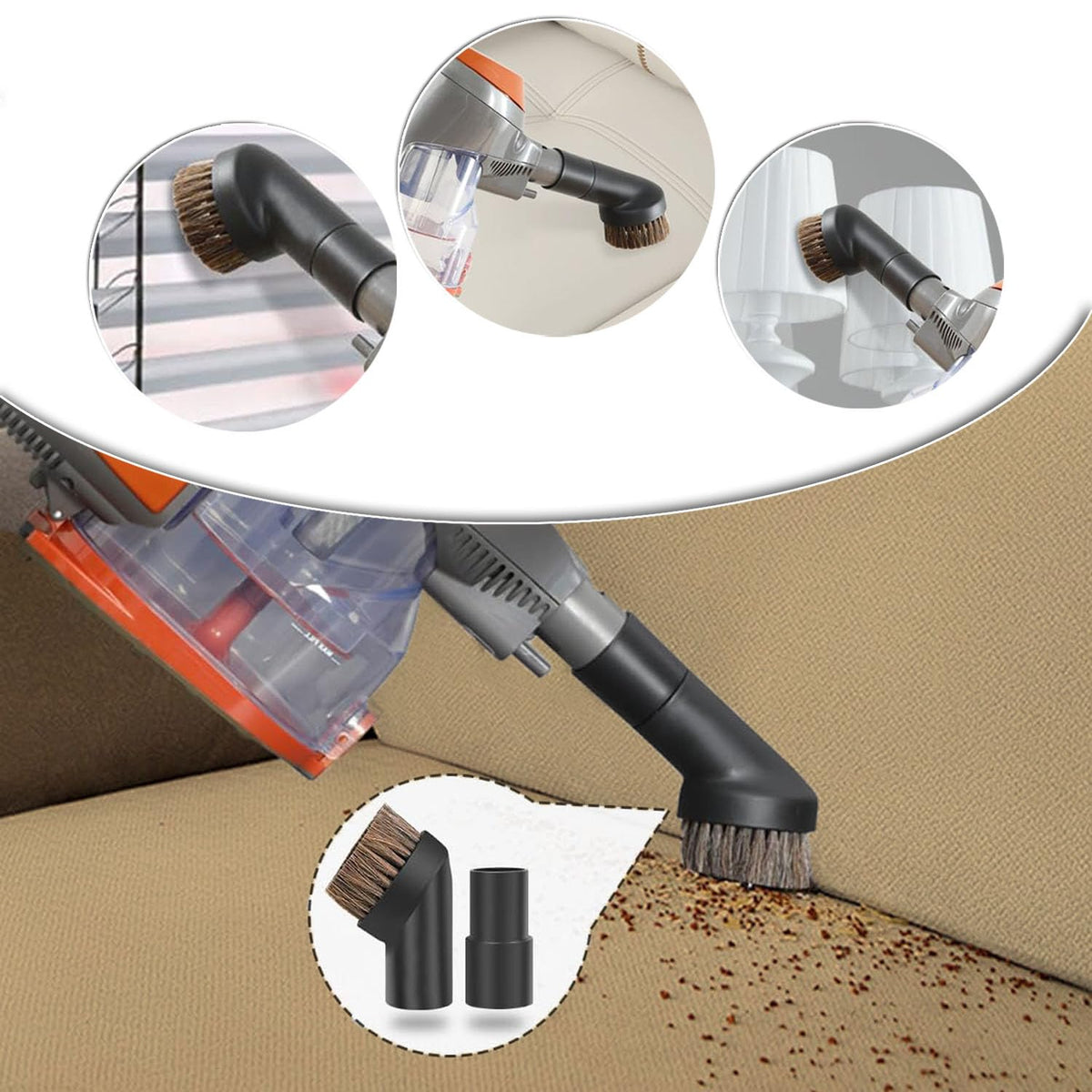 Generic Shark Rocket 2-in-1 dust brush attachment for dusting and crevices.
