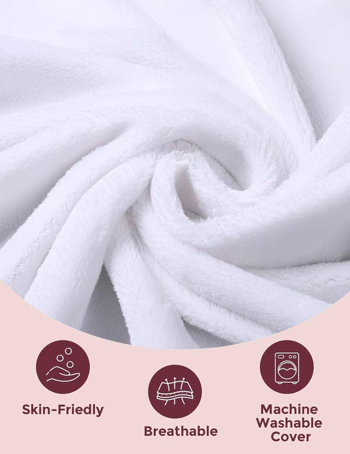 Generic Side Sleeper Weddge Cushion removable cover for easy cleaning.