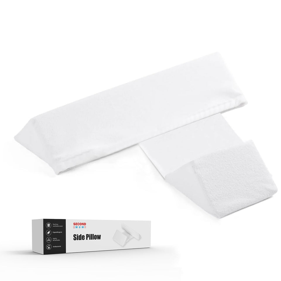Generic soft and comfort side sleeper wedge front view highlights adjustable support for side sleeping.