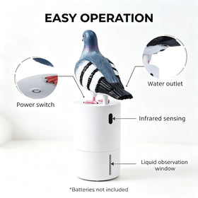 Generic Soft rubber pigeon body offers durable daily use and a soft touch.