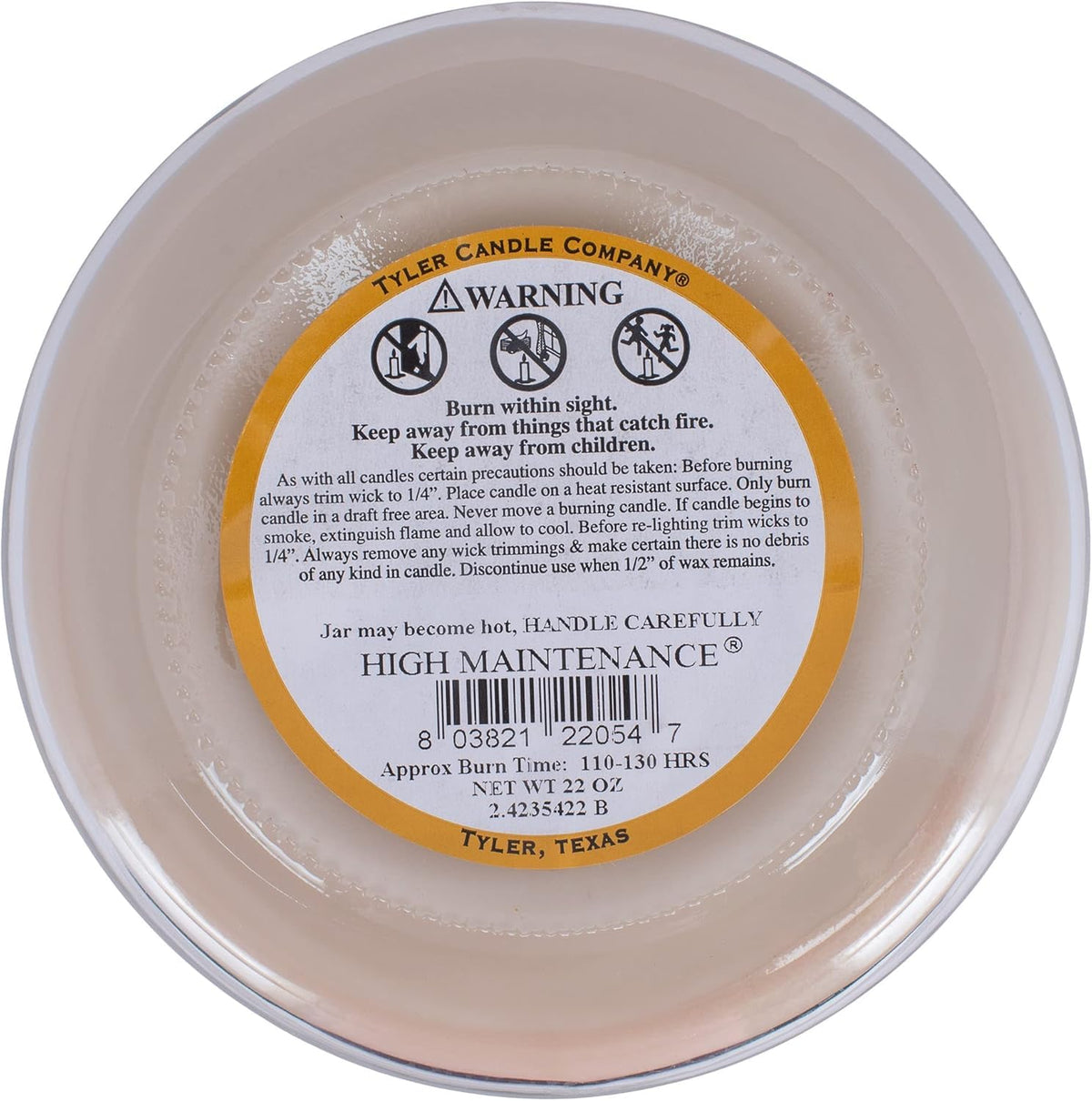 Generic candle with strong fragrance performance for inviting room aroma