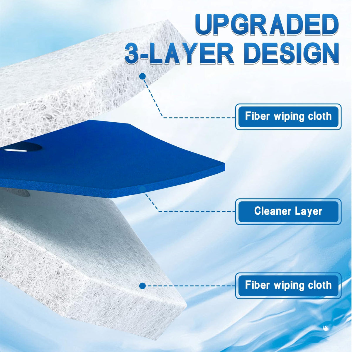 Generic toilet wand refills emphasizing hygienic no-touch use
