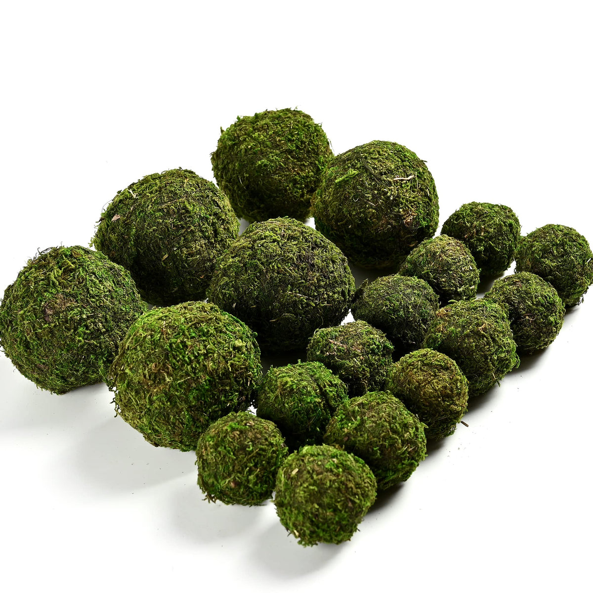 Generic Usmola 18-piece faux moss balls for festive tables