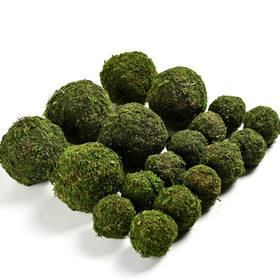Generic Usmola 18-piece faux moss balls for festive tables