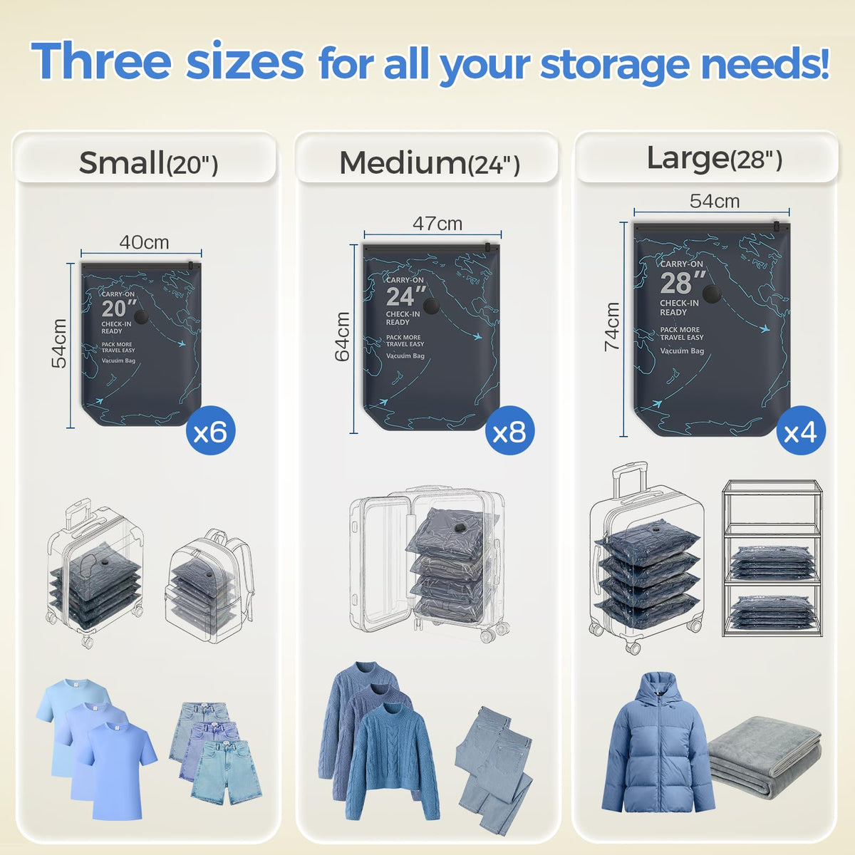 Generic double-zip seal provides airtight closure and durable performance.