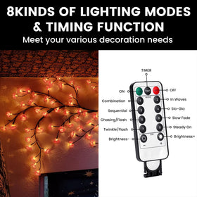 Generic warm glow cherry blossom lights for cozy rooms