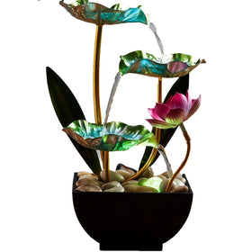 Generic Waterfall Pendulum Lotus top view enhances focus and calm.