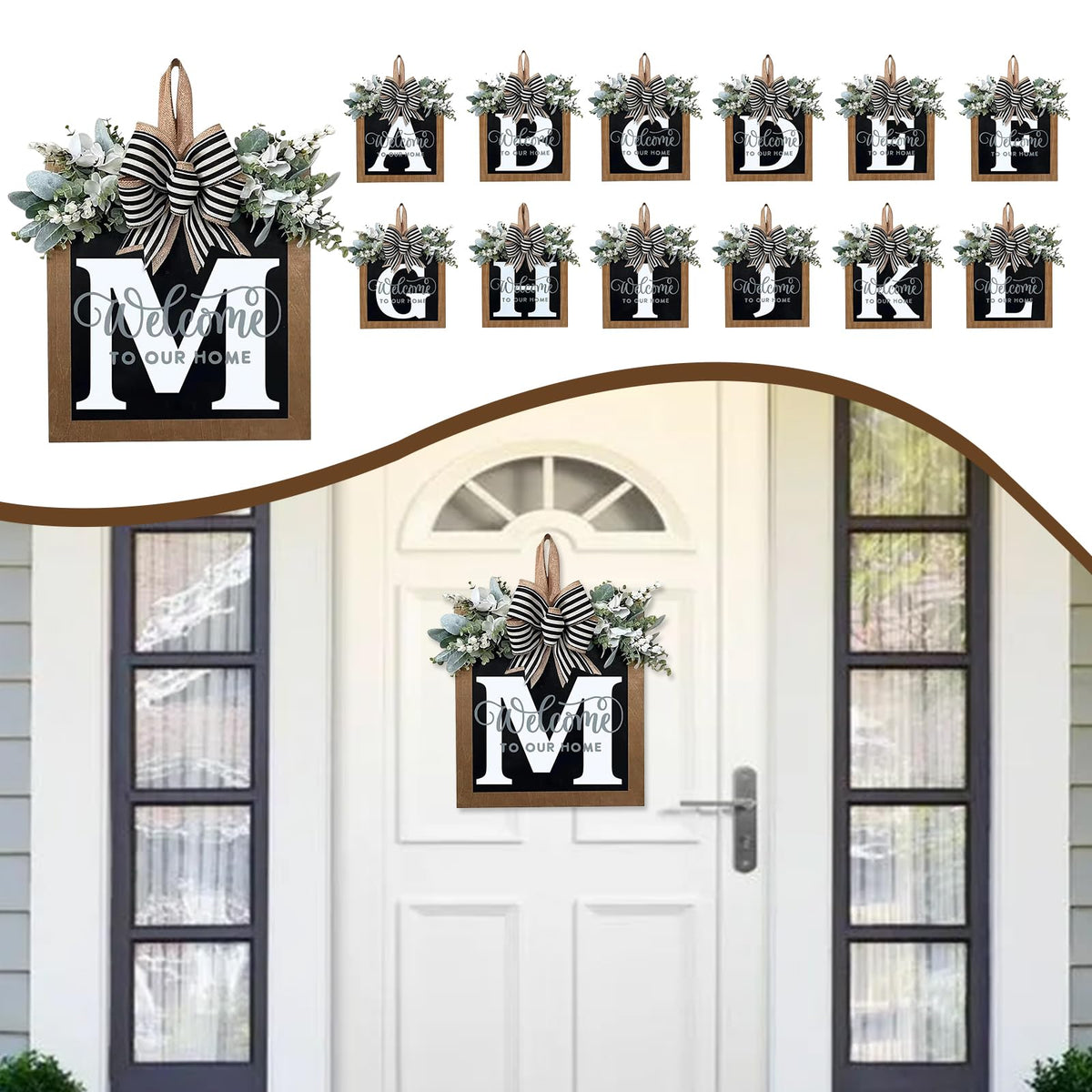 Generic Weather-Resistant Front Door Wreath preserves color on sheltered porches.