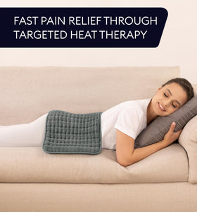 GENIANI pad provides dry or moist heat options for customizable relief.