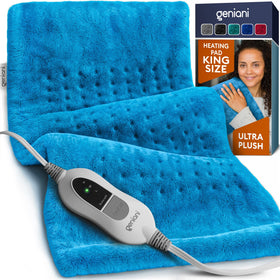 GENIANI electric heating pad back coverage delivers targeted warmth for daily relief.
