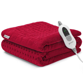 GENIANI electric heating pad back-shoulder view offers targeted warmth for daily tension.