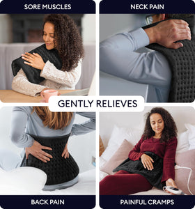 GENIANI electric throw in ultra-soft microplush fabric for cozy warmth