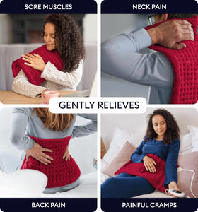 GENIANI electric throw soft-plush shows cozy warmth for home movie nights.