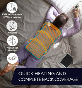 GENIANI heating pad with 3 heat settings for customizable comfort