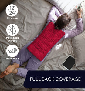 GENIANI heating pad auto-shutoff 2-hours supports safe, worry-free use.