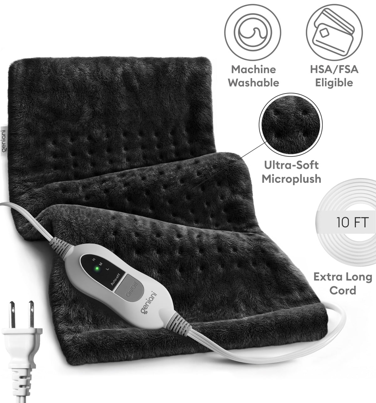 GENIANI machine washable microplush fabric for easy care