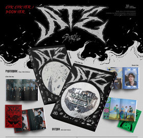 Genie Music Stray Kids ATE compact display showcases the ultra-slim album for desk or shelf.