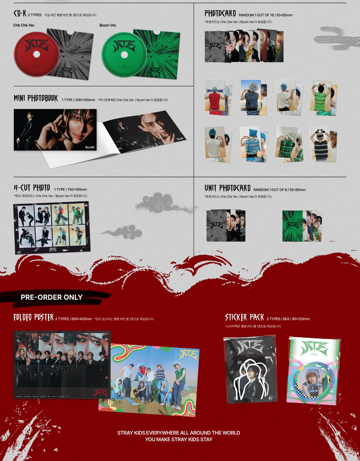 Genie Music Stray Kids ATE Chk Chk gift promotes pre-order excitement for fans.