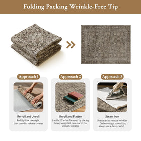 GENIMO 8x10 rug keeps pet areas tidy with easy cleanup