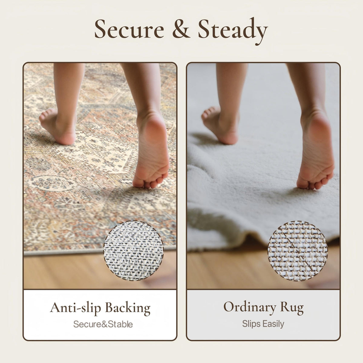 GENIMO 8x10 rug suited for living rooms, bedrooms, and offices.