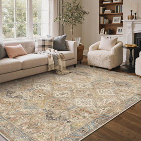 GENIMO 8x10 rug low-pile comfort for easy daily use.