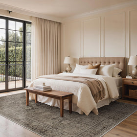 GENIMO non-slip backing helps keep the rug in place on smooth floors