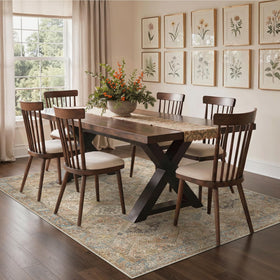 GENIMO 8x10 rug versatile use in hallways with coordinating runners.