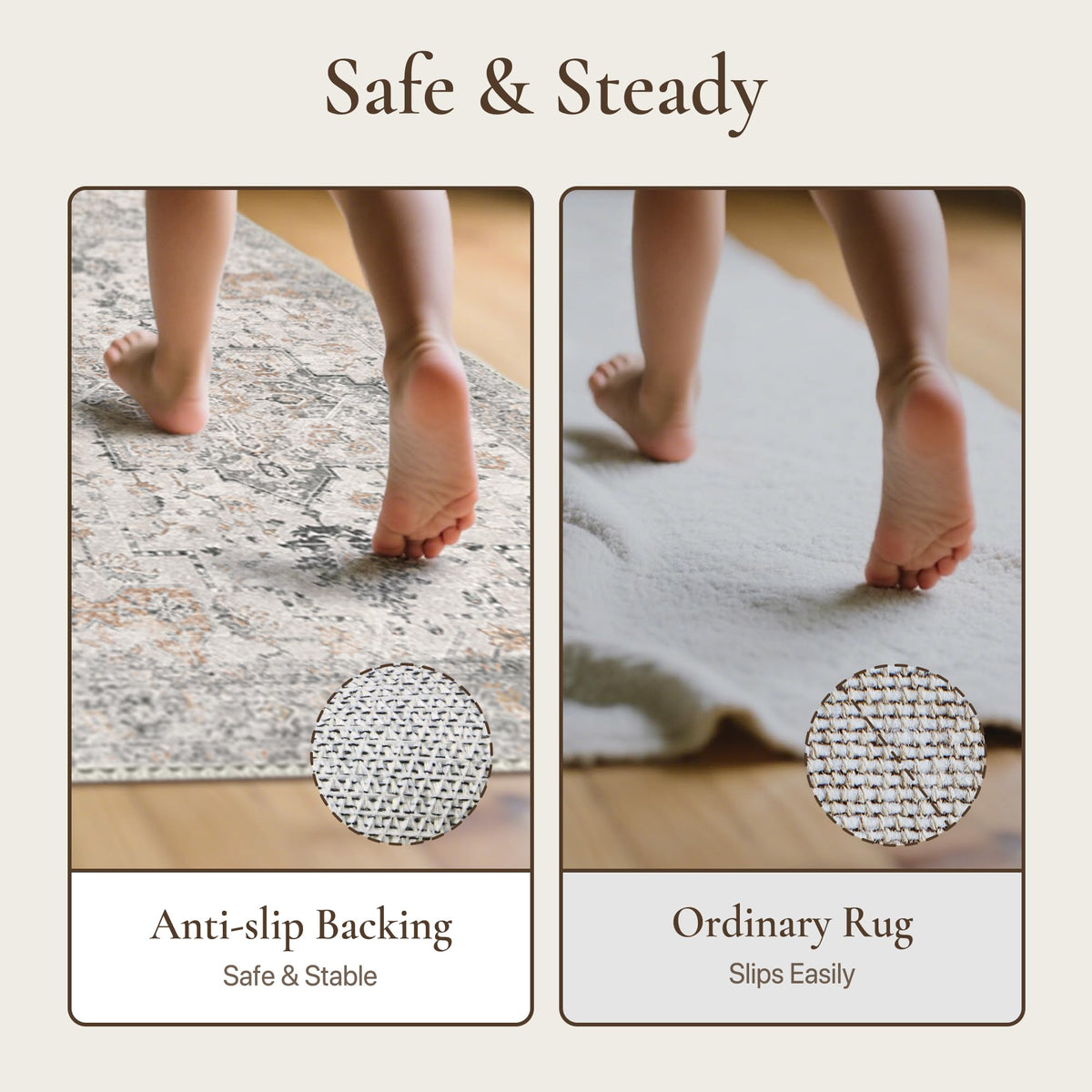 GENIMO area rug suited for entryways, kitchens, and hallways.