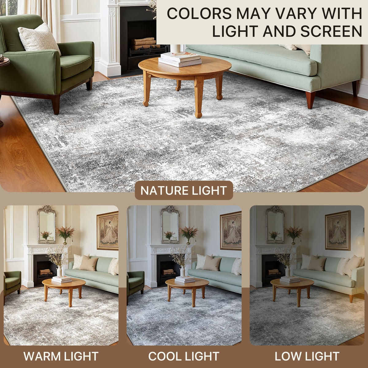 GENIMO low-pile design works well under furniture