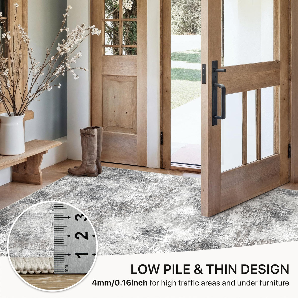 GENIMO machine-washable rug makes care simple for busy homes