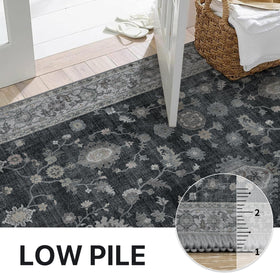 GENIMO vintage-style rug adds timeless character to hallways and entries.