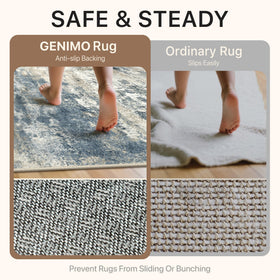 GENIMO soft low-pile texture feels comfortable underfoot