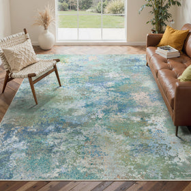 GENIMO soft faux wool 8x10 rug adds cozy warmth to a bedroom