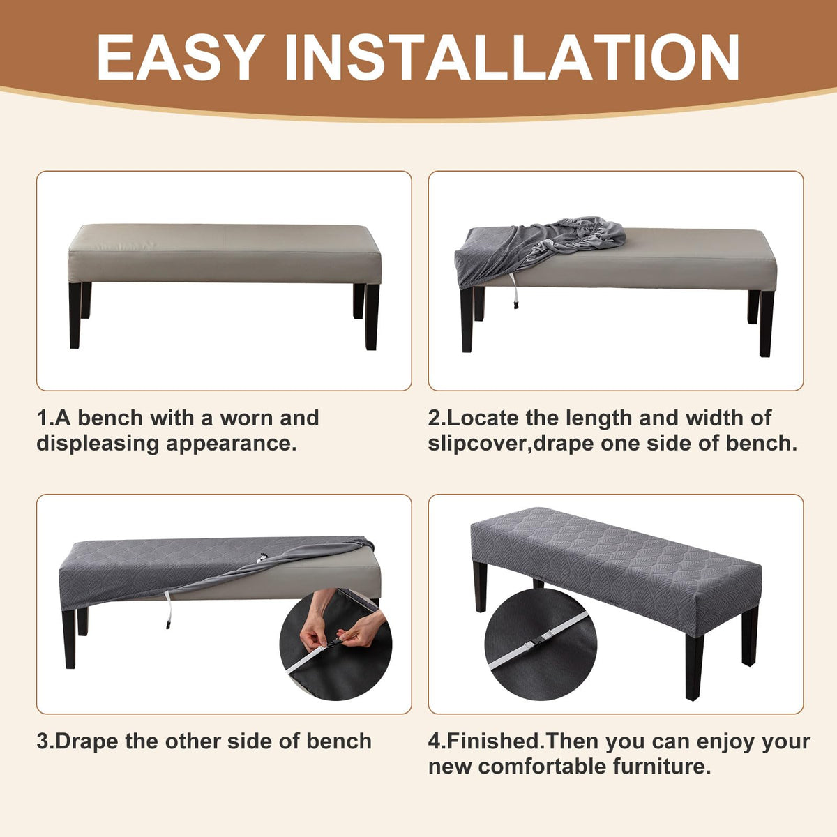Genina easy measure guide image to help choose the right size