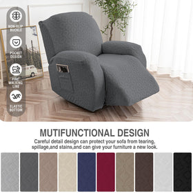 Genina Gennia waterproof recliner cover machine-washable for easy cleaning.