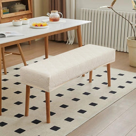 Genina high-stretch jacquard bench cover ensuring a snug, secure fit